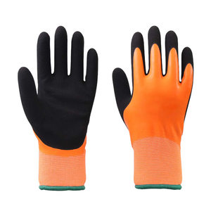 Guantes de trabajo de nitrilo para invierno, forro polar, impermeables, térmicos, cálidos, para exteriores, resistentes a roturas y nieve - Product Image 2
