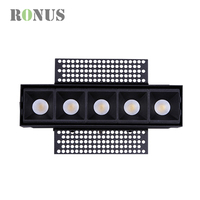 Spot LED linéaire encastré sans cadre anti-éblouissement 15W COB à 5 lampes pour showroom