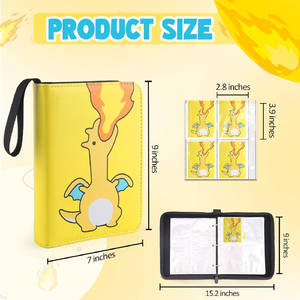 Porte-cartes de collection TCG Dradon Sports, pochettes amovibles, classeur de collection portable <span class=keywords><strong>à</strong></span> fermeture éclair, classeur de cartes <span class=keywords><strong>à</strong></span> collectionner de qualité supérieure - Product Image 4