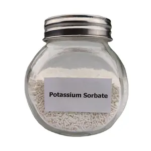 الجملة المواد الغذائية الحافظة E202 Sorbate البوتاسيوم الحبيبية Sorbate البوتاسيوم في الأسهم