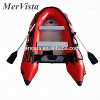 3.6m Bateau Gonflable Hypalon Aluminium Rib Open Boat avec Console Centrale et Système de Direction