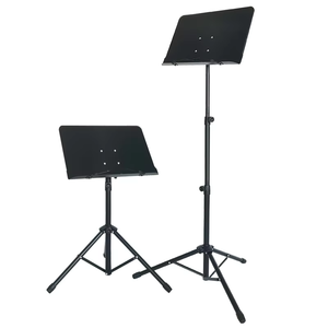 Supporto per Spartiti Portatile e Conveniente con Ampio Diametro, Altezza Regolabile, Pieghevole e Facile da Trasportare, Accessorio per Strumenti Musicali - Product Image 1
