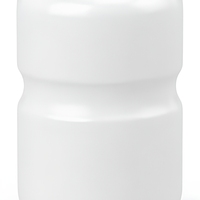 Flacon en plastique blanc de 60 cc en PEHD avec bouchon à vis, vide, pour emballage de compléments alimentaires, pilules, gélules, comprimés