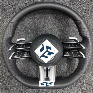 Volant en cuir de conception libellule personnalisé pour <span class=keywords><strong>mercedes</strong></span>-benz AMG C63 W222 W213 W221 W205 W204 S300 S320 <span class=keywords><strong>E200</strong></span> E63 - Product Image 1