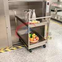 Moderner Kleiner Servicelift 100kg Küchen-Mini-Speiseaufzug aus Edelstahl für Restaurants