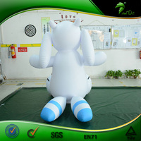 Globo Inflable de Pokémon, Conejo Inflable, Globo de Dibujos Animados en 3D, Conejo de Pascua
