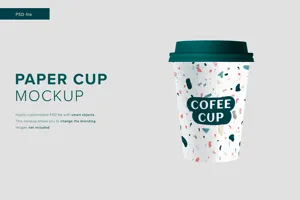 Custom Logo Food Grade Recyclable Disposable Kraft Cups 4 Oz 8oz 10oz 12oz 16oz Double Wall Hot Cafe Coffee Paper Cup With Lid