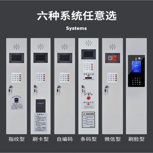 Electronic Lockers 30 Compartments Metal Body Fingerprint Password Mobile Phone Storage Durable Design - Product Image 4