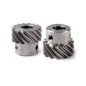 Produttori di alta precisione di fresatura Cnc servizio di tornitura in acciaio ingranaggi conici Custom set di ingranaggi cilindrici
