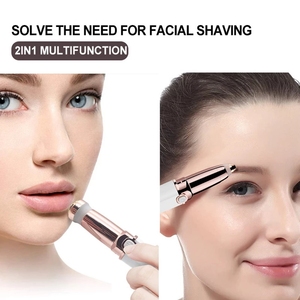 Tondeuse à sourcils 2-en-1 sans fil, épilateur électrique pour le visage, rasoir électrique pour les oreilles, rasoir bikini indolore pour usage domestique - Product Image 3