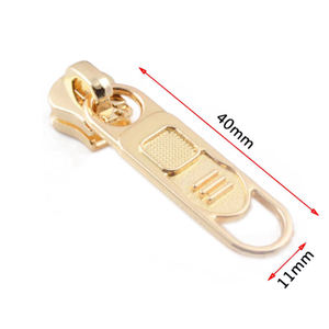 맞춤형 로고 프리미엄 아연 합금 니켈 프리 고품질 5단 지퍼 풀러 패션 가방 액세서리 - Product Image 3