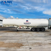 Semi-remorque citerne à huile/carburant à 3 essieux de 30-60 m3 avec essieux FUWA pour le transport de pétrole et de diesel