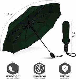Customized Automatic 3 Folding <b>Umbrella</b> One Click Opening and Closing Sunshade Business Gift <b>Umbrella</b> Printed Logo - Product Image 3