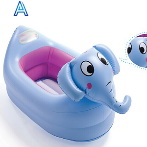 工場OEMカスタマイズPVCインフレータブル子供漫画象浴槽ベビーバスプール屋内小さなプール - Product Image 4