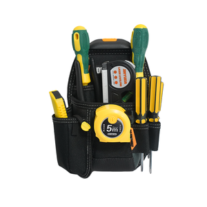 Échantillon gratuit, sacoche organisateur d'outils d'électricien de haute qualité, personnalisable, multi-poches, ceinture pour câbles, vis et outils à main - Product Image 1