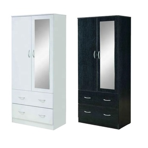Modern Custom Home Bedroom Furniture Simple Design <strong>Flat</strong> <strong>Pack</strong> Mdf Wood Clothes Organizer Cupboard Closet <strong>Wardrobe</strong> - Product Image 5