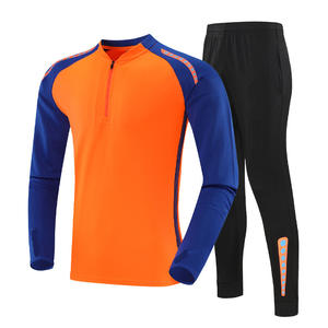 Otoño Invierno chaquetas de fútbol <span class=keywords><strong>Madrid</strong></span> fútbol chándal conjunto de manga larga de los hombres de forro polar ropa de fútbol para el fútbol - Product Image 6