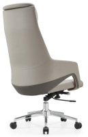 Chaise de bureau haut de gamme en cuir moderne à dossier haut, design ergonomique confortable, vente en gros pour hôpitaux