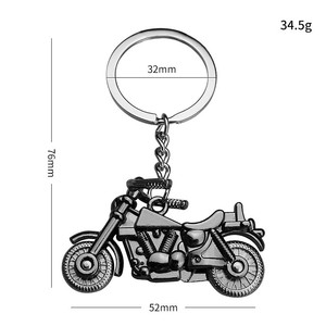 Venta al por mayor logotipo personalizado Metal Mini Anime motocicleta <span class=keywords><strong>llavero</strong></span> para <span class=keywords><strong>monedero</strong></span> bolsa - Product Image 3