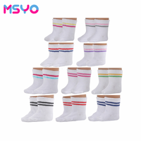 MSYO Chaussettes miniatures pour poupées de 18 pouces, jouet en peluche, jouet DIY, matériau en dacron, accessoires pour poupées américaines