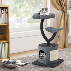 Arbre à chat Db Cat Tree Tower taille S, 2 niveaux, style moderne, pour chats d'intérieur - Product Image 3