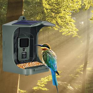 SuntekCam Bird Feeder <b>Camera</b> Solar Powered 3000Mah Battery <b>Night</b> <b>Vision</b> Hanging Mount AI Animal Recognition - Product Image 4