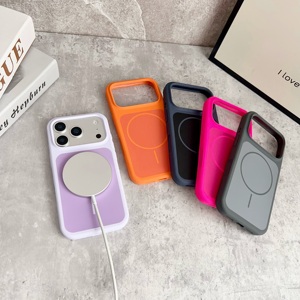 Chất Lượng Cao <span class=keywords><strong>Silicone</strong></span> Lỏng Từ Trường Hợp Điện Thoại Cho <span class=keywords><strong>Iphone</strong></span> 17/16/15/14 Pro Max Chống Sốc Bìa - Product Image 2