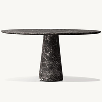 Ensemble de meubles d'intérieur Kumusi meubles de maison ensemble de salle à manger table en marbre moderne table à manger