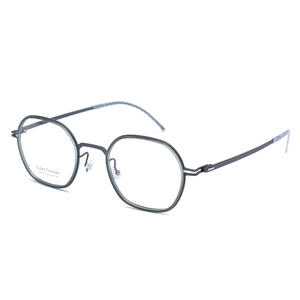 在庫あり迅速発送2023新しいチタン眼鏡フレームとフレームヴィンテージ近視メガネフレーム卸売 - Product Image 5