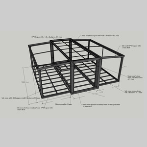 Suzhou WN Mobile Expansion Double Wing Box Conteneur pliant extérieur <span class=keywords><strong>Maison</strong></span> mobile Expansion Boîte de stockage - Product Image 6