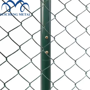Fabrication fiable clôture à maillons de chaîne galvanisée enduite de pvc de haute qualité pour terrain de basket, <span class=keywords><strong>poste</strong></span> d'élevage de bovins et de moutons - Product Image 3