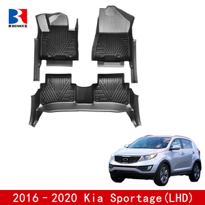 wholesale Factory Custom5D TPE <b>Rubber</b> Eco-friendly Waterproof Anti Slip5D Car <b>Floor</b> Mats 3 Pieces for KIA Sportage(LHD)2016-2020 - Product Image 2