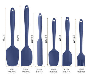 Set di Spatole in Silicone Resistenti al Calore, Flessibili per Cucinare, Mescolare e Cuocere, Ideali per Pentole Antiaderenti - Product Image 6