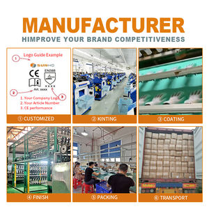 قفازات مقاومة للقطع متعددة الاستخدامات من البوليستر، قفازات أمان للعمل مقاومة للقطع من الدرجة A5، قفازات مطاطية لليد للصناعة - Product Image 6