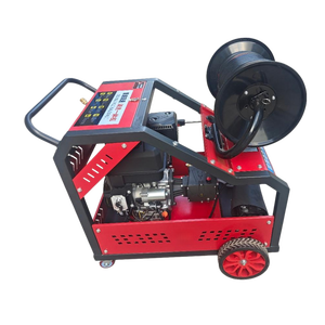 Machine de nettoyage de canalisations à <span class=keywords><strong>haute</strong></span> <span class=keywords><strong>pression</strong></span> commerciale 150 bars 15 CV, équipement de canalisations municipales et de drainage par jet - Product Image 1