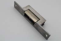 Gâche électrique réglable à sécurité défaillante en acier inoxydable poli, à clé, durable, de type long et étroit européen, antivol pour