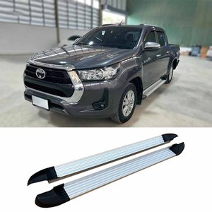 Marchepieds en alliage d'aluminium pour Hilux Revo <span class=keywords><strong>Rocco</strong></span> 2016-2024, ensemble complet, marchepieds latéraux, kit carrosserie de luxe - Product Image 5