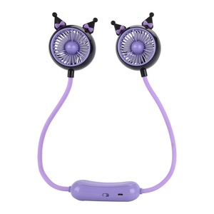 Offre Spéciale petit ventilateur de montage de cou extérieur de charge USB suspendu pour la voiture à usage domestique Source d'alimentation électrique en plastique pour les gars <span class=keywords><strong>paresseux</strong></span> - Product Image 1