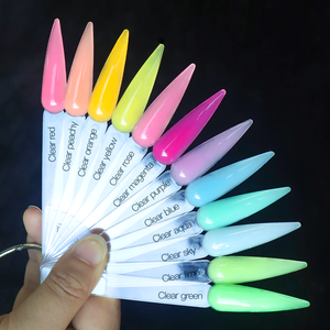 مسحوق أكريليك غطاء جيلي لفن الأظافر بالجملة مسحوق أكريليك شفاف - Product Image 3