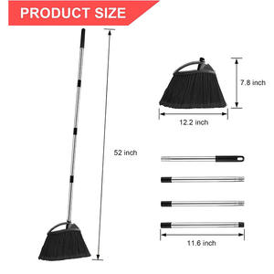 <span class=keywords><strong>Escoba</strong></span> Comercial Resistente HQ8836 de Fibra de Carbón para Limpieza de Jardines - Product Image 2