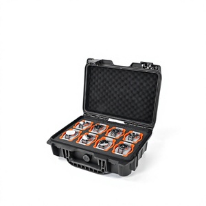 SUIXIN Premium Leder Uhren- und Schmuckbox Umweltfreundliche Wasserdichte Struktur Mehrfachfach 2-12 Fächer Display Kunststoff-Innenfach Rechteckig - Product Image 4