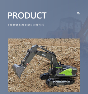 2023 haute qualité <span class=keywords><strong>HUINA</strong></span> <span class=keywords><strong>1593</strong></span> <span class=keywords><strong>RC</strong></span> pelle 1/14 échelle 2.4G Simulation pelle moulé sous pression Construction alliage camion d'ingénierie - Product Image 5