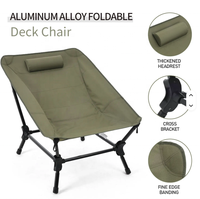 Nouvelle Chaise Pliante Portable Confortable en Alliage d'Aluminium Ultra-Résistante et Légère 2026 – Idéale pour la Terrasse et le Jardin