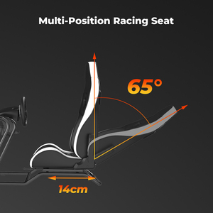 <span class=keywords><strong>Logitech</strong></span> G25 G27 G29 G920 Puesto de Conducción Metálico para Carreras <span class=keywords><strong>Simulador</strong></span> de Conducción <span class=keywords><strong>F1</strong></span> GTR Garantía de 1 Año Idioma Inglés Logo Personalizado - Product Image 2
