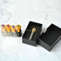 Coffret en carton rigide avec Logo personnalisé, boîte cadeau en carton pour huiles essentielles de luxe, emballage de bouteille de parfum vide, tiroir, 5 pièces
