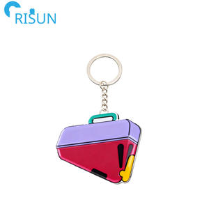 Venta caliente Fabricación <span class=keywords><strong>Maquillaje</strong></span> Lover Box Caboodle Llavero Diseño propio personalizado 6 colores Quirky <span class=keywords><strong>Caboodles</strong></span> Llaveros Llavero - Product Image 3