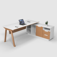 Mobilier haut de gamme de style moderne du marché Table de bureau pour ordinateur de direction Table de travail pour le bureau