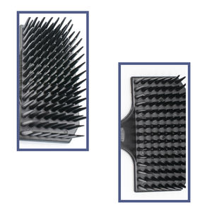 Outil de toilettage pour animaux de compagnie de vente chaude, brosse de toilettage pour animaux de compagnie, fabricant fournissant une brosse d'épilation en plastique noir - Product Image 2