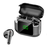Écouteurs sans fil semi intra-auriculaires avec contrôle tactile 6.0, son Hi-Fi, affichage numérique, chipset JL, codecs AAC, étanchéité IPX4
