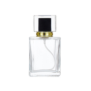 Botella de recarga de fragancia de vidrio grueso, bomba de loción transparente cuadrada de 200ml, tapa de Metal con estampado en caliente y difusor de lengüeta - Product Image 6